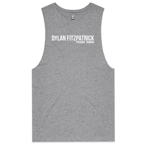Deep Cut Tank - Unisex - Grey Marle